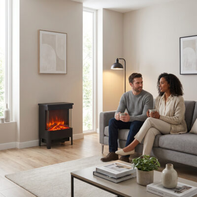 Chimenea Eléctrica Mini Moderna