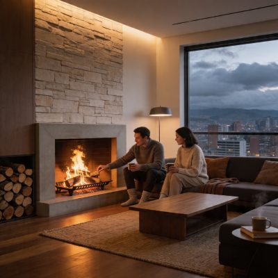 Parrilla en Hierro para Chimenea a Leña Trapecio Mediana