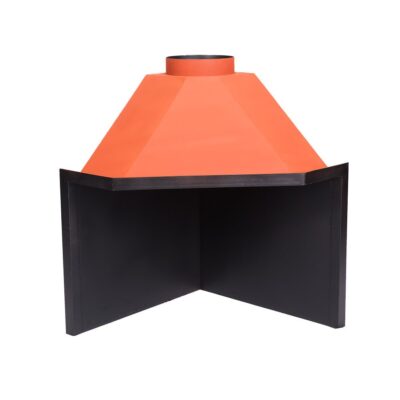 Hogar para Chimenea a leña Esquinero Clásico Mediano