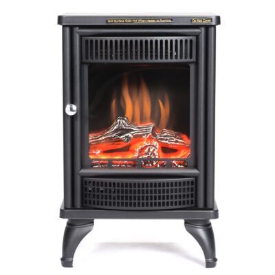 Chimenea Eléctrica Mini Clásica Negra