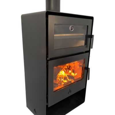 Chimenea y Horno Triple Combustión a Leña Miura Mediana