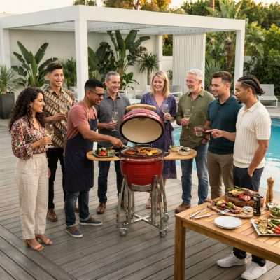 Asador Kamado Portatil 23"