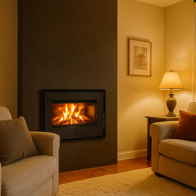 Chimenea a Leña de Empotrar Valeska Pequeña