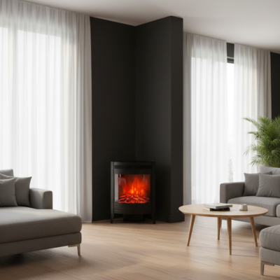 Chimenea Eléctrica Esquinera