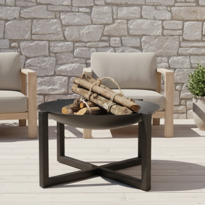 Paila para Fogata a leña en lamina Helsinki Pequeña