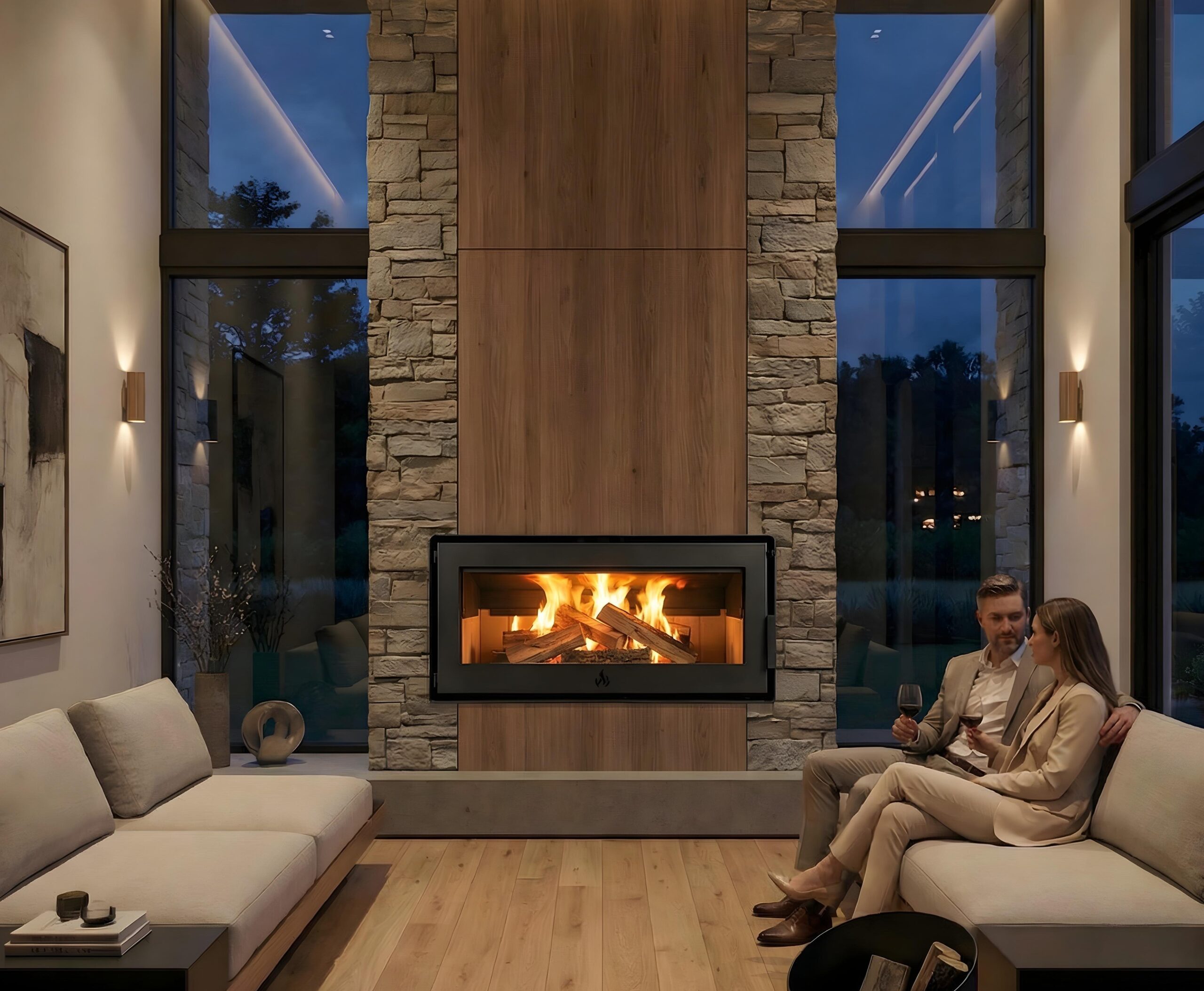 Chimeneas a leña