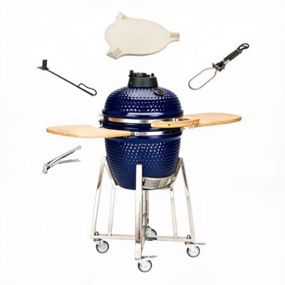 Combo Asador Kamado Portátil 21"